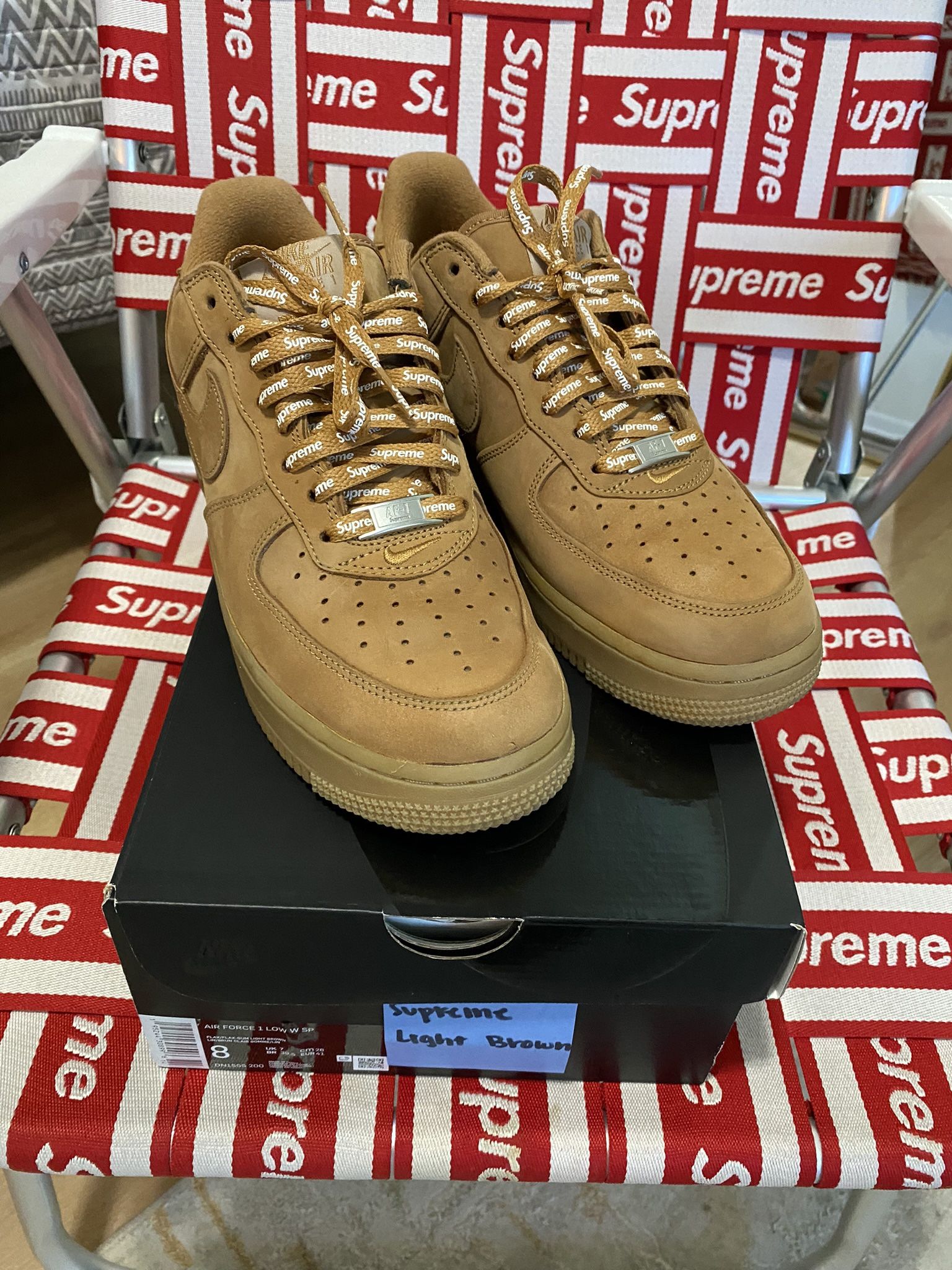 Air Force 1 Wheat Supreme Sz 8 Men’s