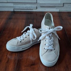 Paul Green Ally Low Top Sneaker Rouge Nubuck Leather UK 5 US 7.5