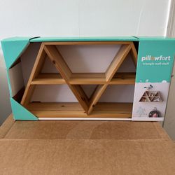 New in Box Triangle Wall Shelf for Kids