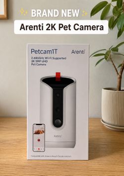 Arenti PetCam1T Pet Camera with Treat Dispenser