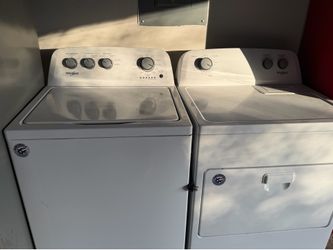 Whirlpool washer and dryer
