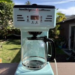 Nostalgia Retro Coffee Maker 12-Cup Programmable Vintage Coffee Machine