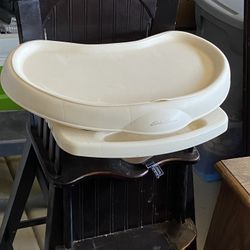 Dark Wooden High Chair