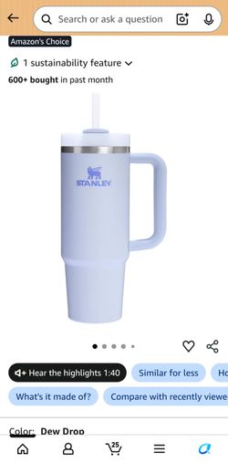 Stanley cups blue 30 oz