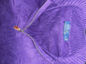 Polo Ralph Lauren Half-Zip Knit Sweater Large