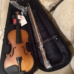 Vangoa Juego de violín 4/4 de tamaño completo, Nuevo Con Tags.