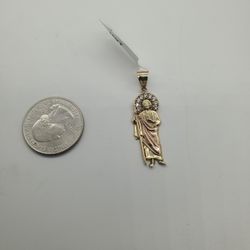 10KT GOLD SAN JUDAS CHARM 
