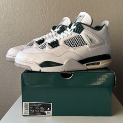 Size 13 – Nike Air Jordan 4s Oxidized Green 