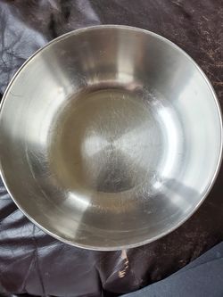 Vintage Sunbeam stainless steel mix master bowl Thumbnail