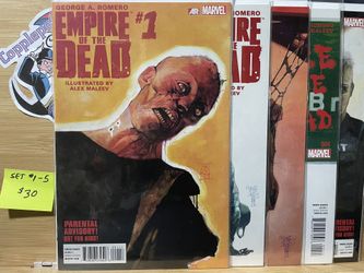 Empire Of The Dead #1-5 Comic Set