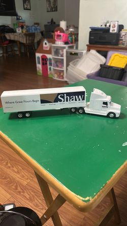 Good quality model semi truck and trailer , weight about 3 pounds