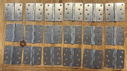 Door Hinges (brushed nickel or satin nickel)