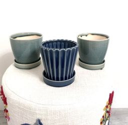 New: Set of 3 Ceramic Planter’s🪴$20.00 For All🪴 Please Read Description