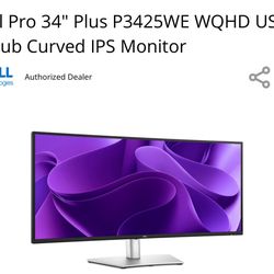 UNOPENED Dell 34” Monitor BRAND NEW