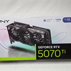 pny geforce rtx 5070 Ti 16gb GDDR7 5.0 graphics card tripe fan 