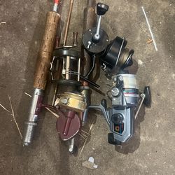 Antique Fishing Rods & Reels