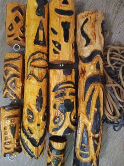 Hand crafted wood chimes