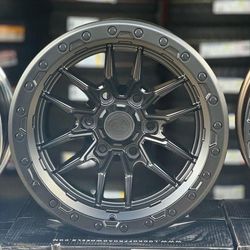 Matte Black Off Road Wheels Available 6x139.7 Chevy GMC Toyota Ford Nissan And More!!