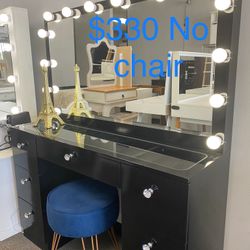 Black Glass Top (no Chair) $330 