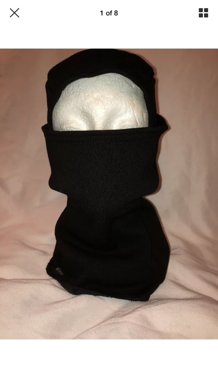 Retail bulk lot/set of 60 BALACLAVA BLACK NINJA HOOD FACE NECK MASK HAT FLEECE LINED sports snow ski NEW