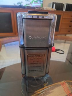 Cuisinart Grind Central Coffee Grinder Stainless Steel 18 Cup Capacity Removable Bowl