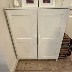 IKEA MACKAPÄR Storage Cabinet / Shoe Rack - White