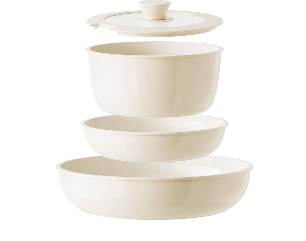 3 Ceramic Pots and Pans