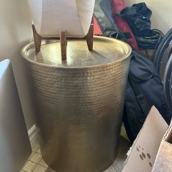 Hammered End Table