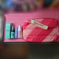 3pc SETTING SPRAY BUNDLE w/Makeup Tote Bag + 8 Freebies 