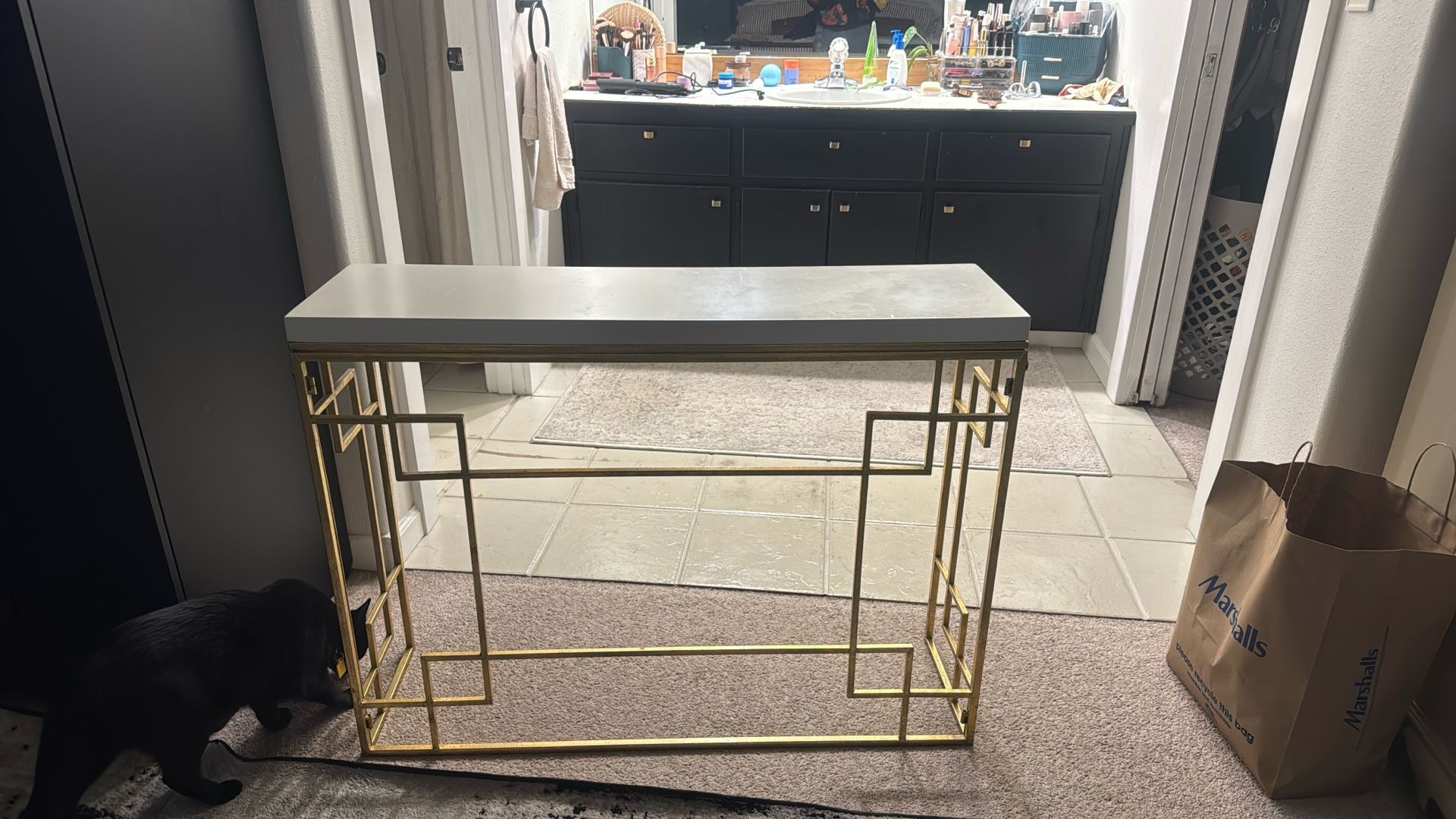 Nice Gold Metal Table