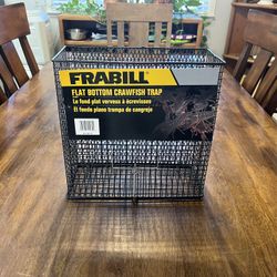 Frabill Flat-Bottom Low-Profile Square Crawfish Trap
