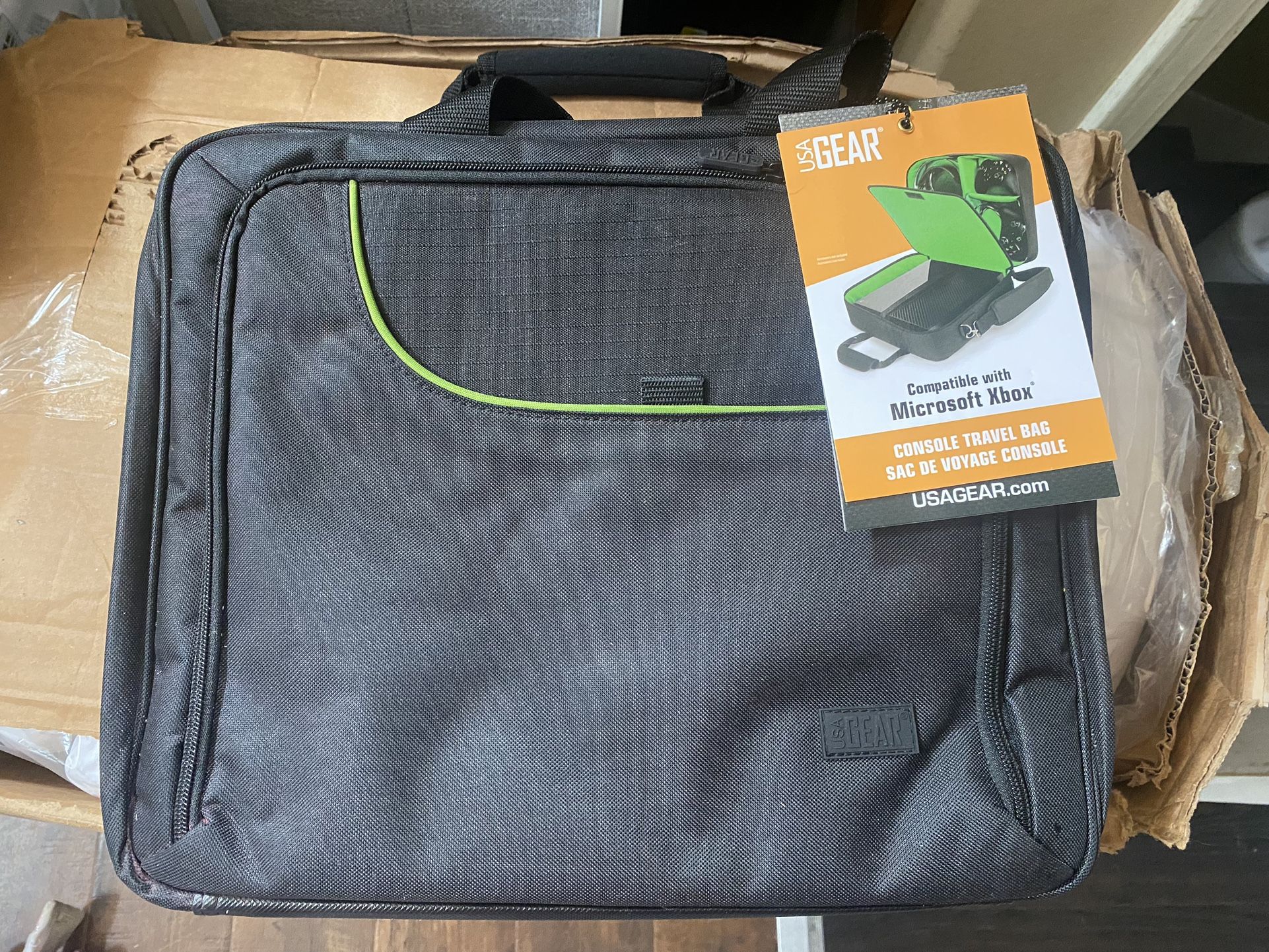 Brand New USA GEAR Console Carrying Case - Xbox Travel Bag Compatible with Xbox One and Xbox 360