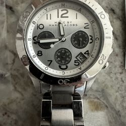 Men’s Marc Jacob’s Silver Link Watch 