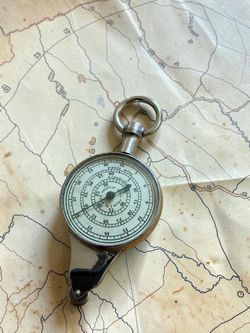 Vintage Curieus Germany Map Measurer Distance Calculator – Collectible Tool