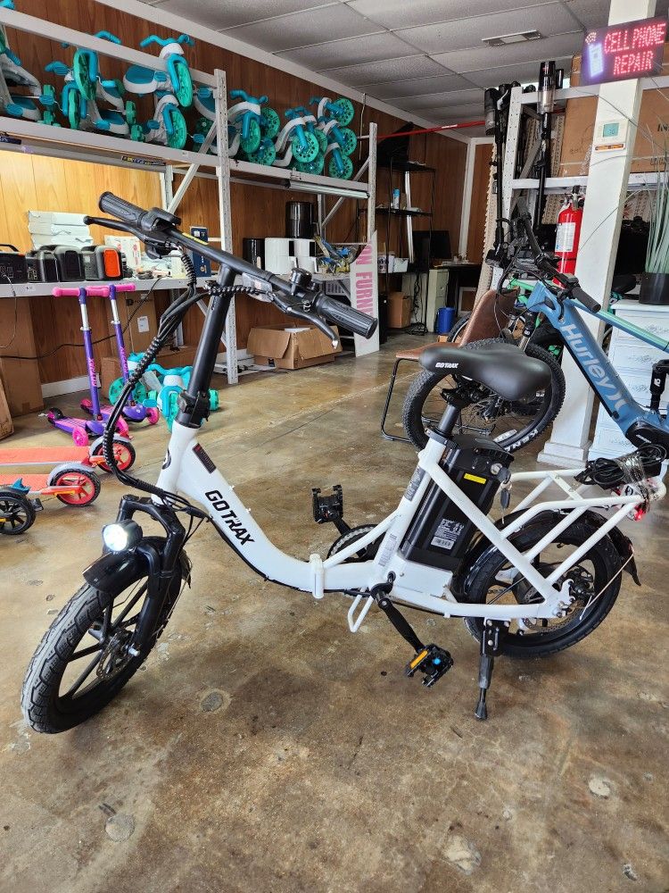 GOTRAX NEPHELE 16" Electric Bike for Adults, 350W/36V/ 15.5Mph & 25Mile Commuting Folding Adult E-bike