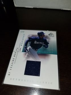 Ken griffey junior Jersey Card