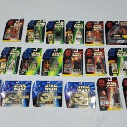 VINTAGE Star Wars action figures collection lot new in box