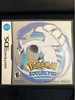 Pokémon Soul Silver GENUINE BOX AND ORIGINAL INSERTS ONLY