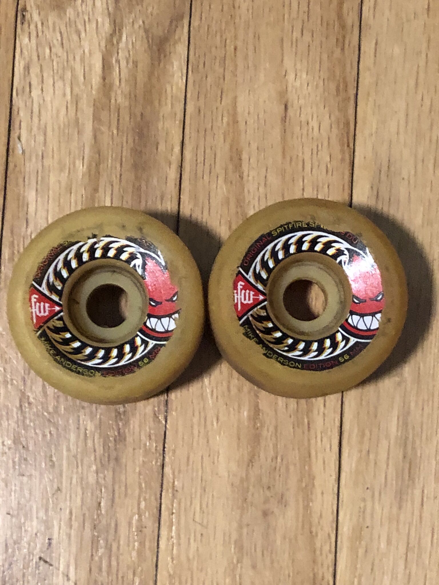 Spitfire Skateboard Wheels Mike Anderson 56MM