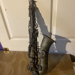 Old saxophone