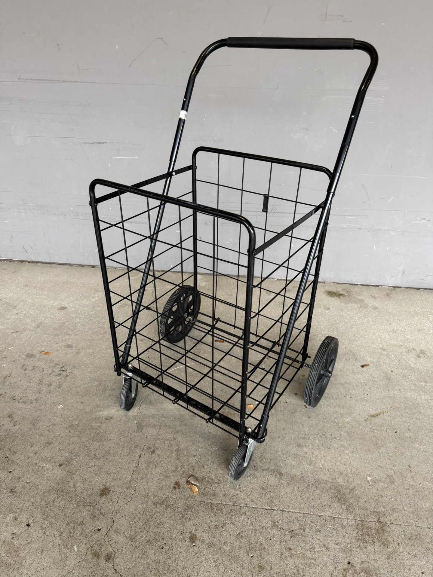 Deluxe Utility Cart, Extra Large, Black