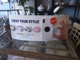 Popsockets store sign