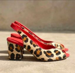 Leopard women's  shoes  size 8