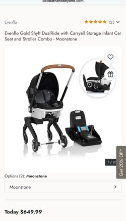 Evenflo shyft dualride - car seat stroller