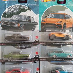 Hotwheels Premium Auto Strasse Complete Set