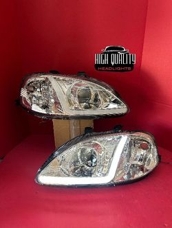 Honda Civic 1999. 2000 headlights.