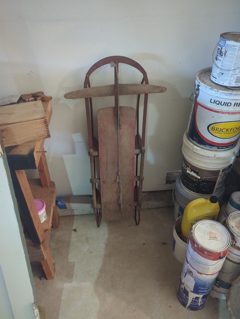 Antique Snow Sled