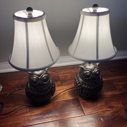 Vintage Lamps Wood 