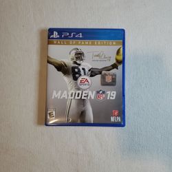 PS4 Madden 19 Hall Of Fame Edition
