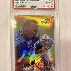 Topps 1999 Gold Label Jevon Kearse Rookie Class 1 #13 PSA 8 Tennessee Titans